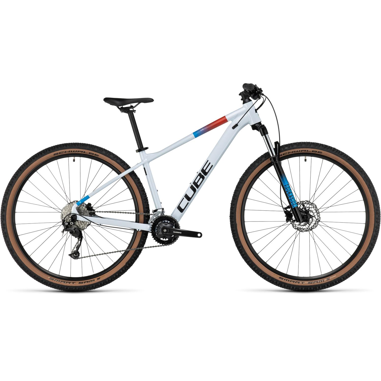 CUBE AIM SLX White'n'Blue'n'Red 29" 2023 MTB kerékpár XL