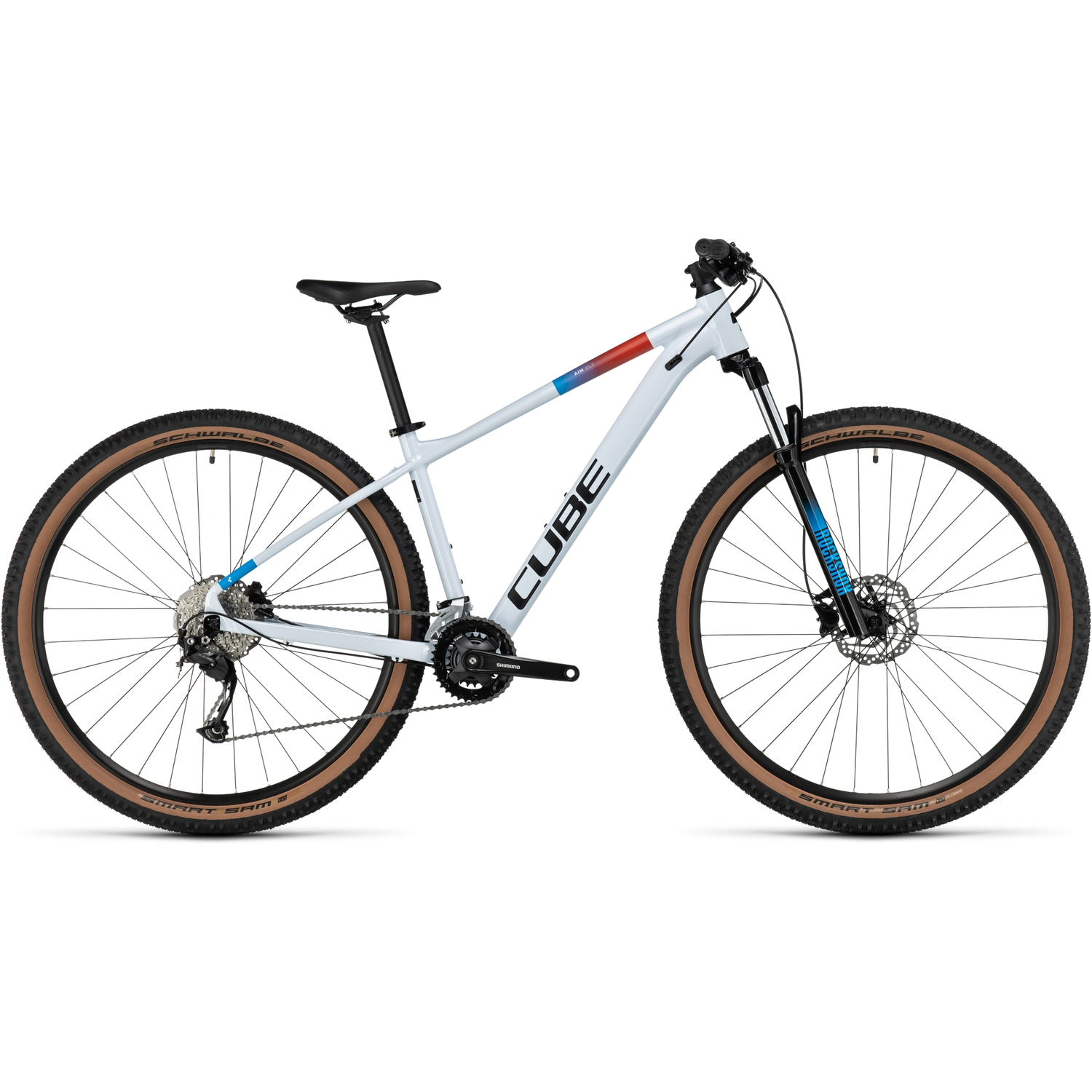 CUBE AIM SLX White'n'Blue'n'Red 29" 2023 MTB kerékpár XL