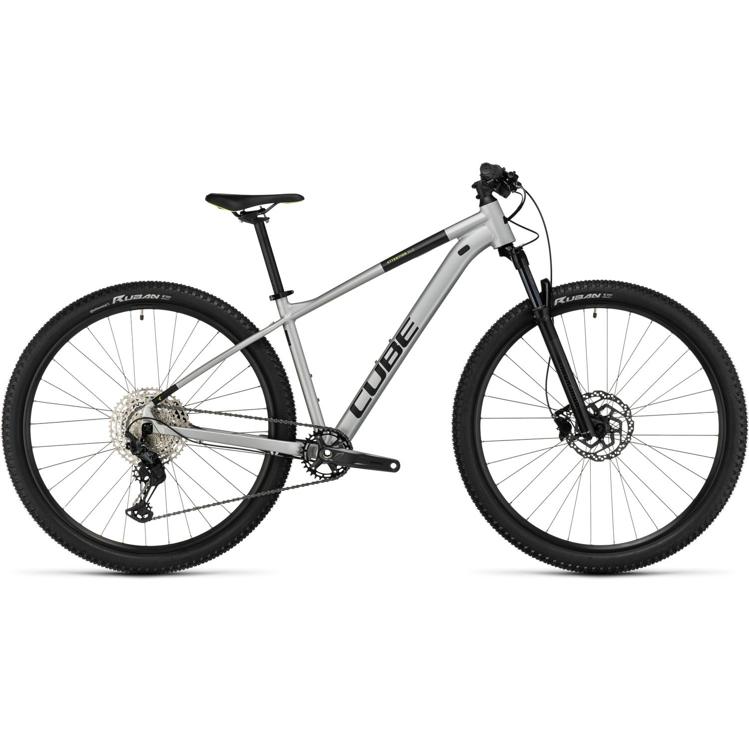CUBE ATTENTION SLX Silvergrey'n'Lime 29" 2023 MTB kerékpár M